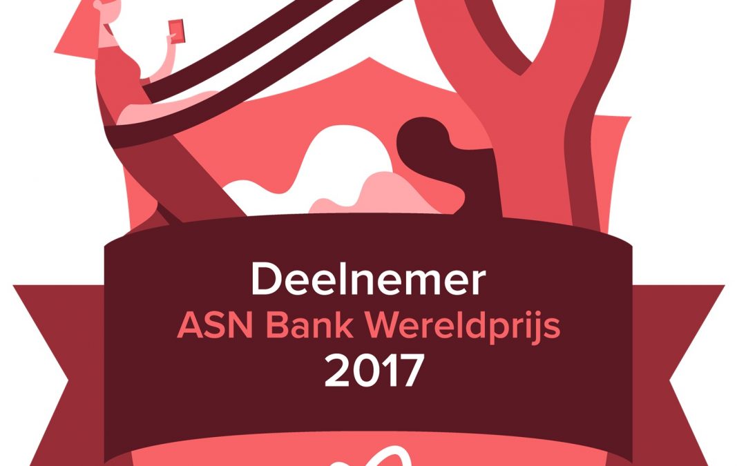 Genomineerd voor de ASN Bank Wereldprijs 2017